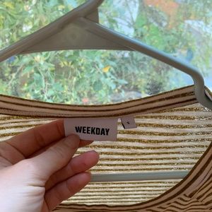 Long sleeve striped WEEKDAY shirt